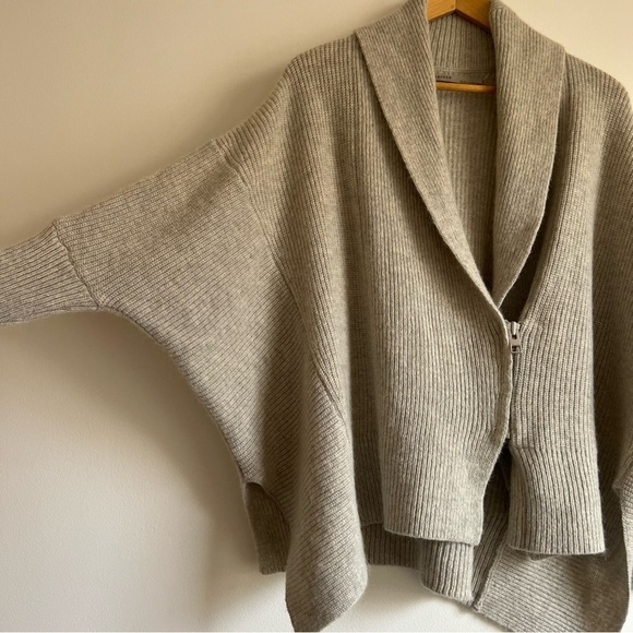 All Saints Able Cardigan in Heather Grey - Picture 6 of 15